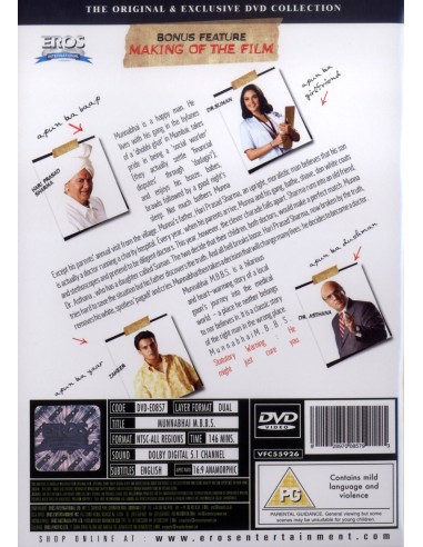 Munna Bhai M.B.B.S. DVD | Available in French, Buy Now!